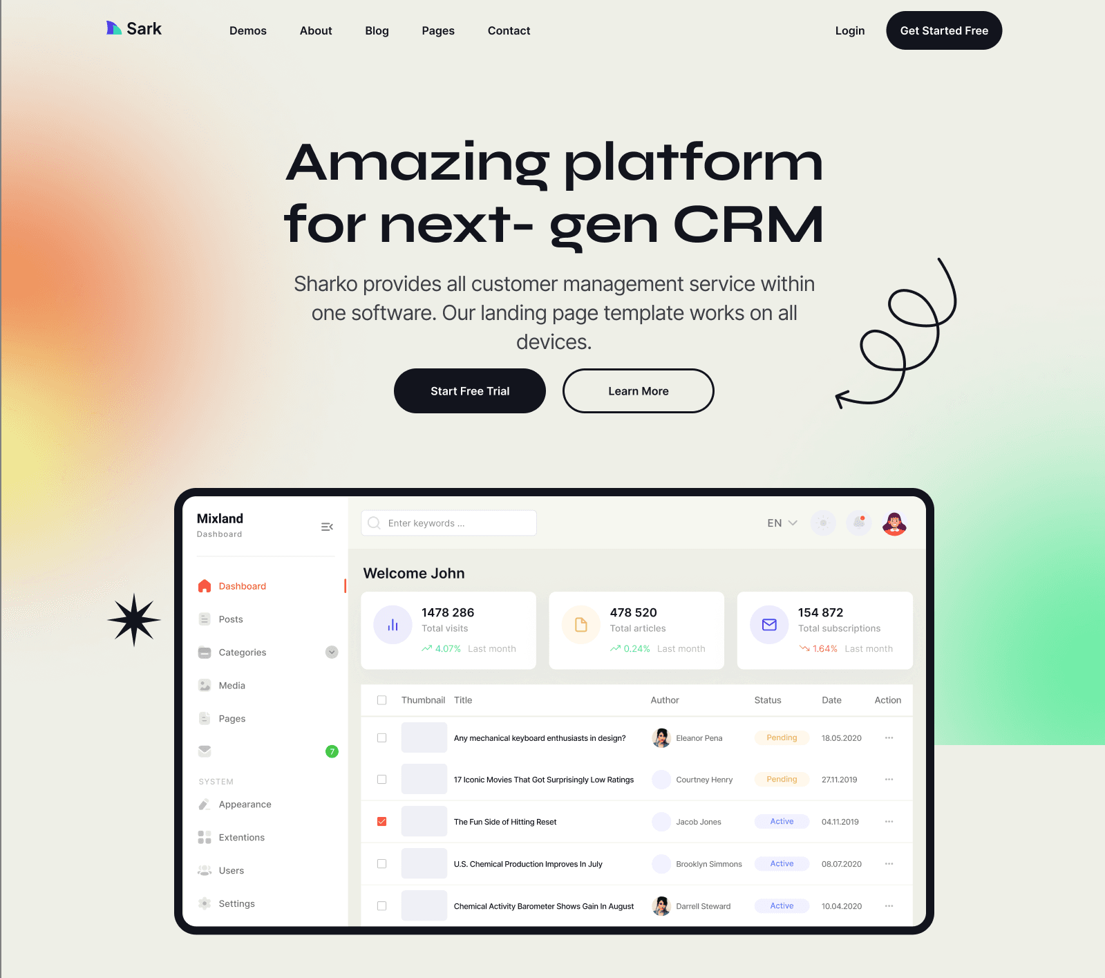 SaaS Interfaces portfolio image 2